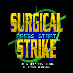 Surgical Strike (U) Title Screen
